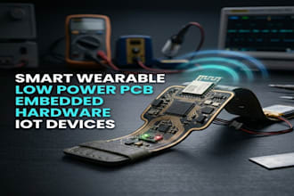design low power pcb and embedded hardware for wearable iot devices