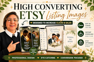 design high converting etsy listing images and mockups