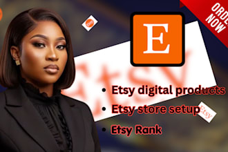 setup etsy digital products etsy SEO etsy listings etsy rank etsy pod