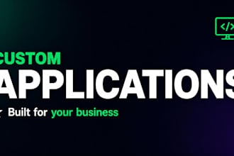 build a custom web application, dashboard, or internal business tool