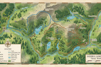 do hiking map, trail map, topographic map, mountain map, camping map, forest map