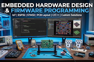 develop embedded hardware design and firmware programming