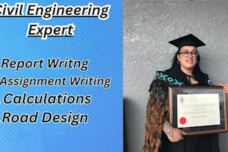 do a civil engineering structural analysis and design assigment, and autocad