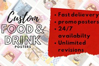 design promotional restaurant flyer posters at canva