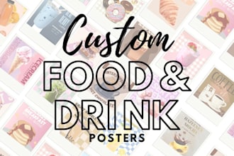 design custom restuarant posters