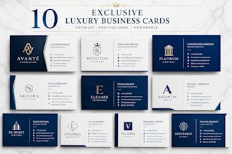 design a VIP printable professional business card for you