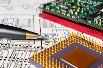 do pcb board design, pcb layout, bom gerber files via kicad easyeda altium