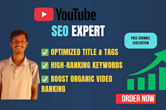 rank your youtube videos with SEO, promotion, and monetization growth