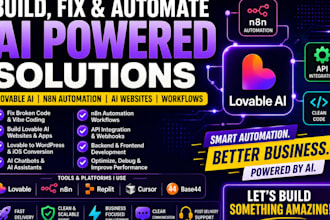 build lovable ai website, fix vibe coding, and create n8n automation