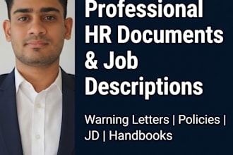 write HR documents, job descriptions, and HR policies for your business