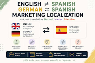 provide expert translation and localization for multilingual content
