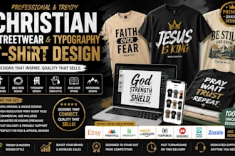 design christian t shirt, streetwear and typography tshirt