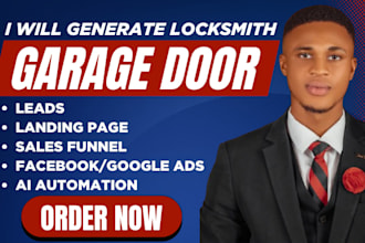 do garage door locksmith landing page lead generation