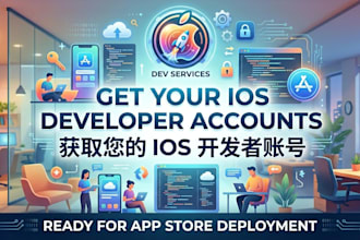help you create apple IOS developer accounts