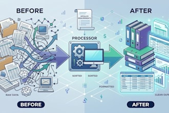 do flawless data entry, sorting, and formatting in