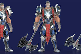 making 3d character in 1 day