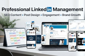 be your professional manager for linkedin marketing
