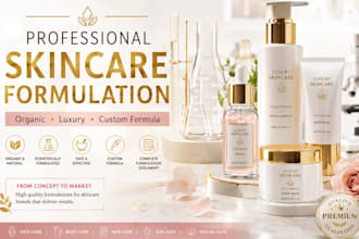 formulate professional organic skincare products for your brand