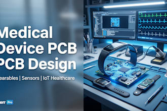 create medica device pcb and embedded electronics design