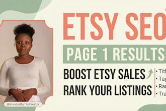 etsy SEO optimization rank etsy listings and boost etsy sales