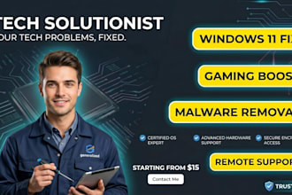 fix windows errors, optimize gaming PC, remove malware, and troubleshoot apps