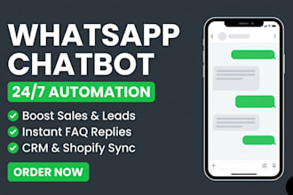 build smart whatsapp chatbot and whatsapp automation