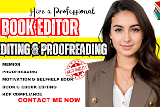 proofread, copy edit and format christian books, memoirs and fiction novel