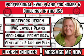 design professional hvac plans for homes and buildings in the USA