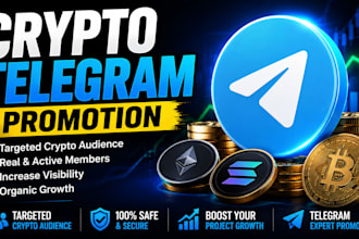 run telegram ads hit 50m investors, boost token sales, crypto telegram promotion