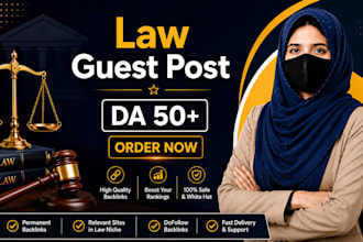 provide law niche guest posts on legal blogs
