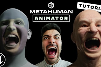 3d character rigging using a control rig of a metahuman for ue5