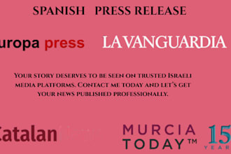 write and distribute spanish press release for spain southern europe pr writing