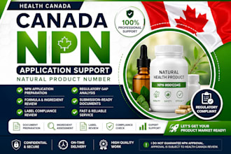 prepare and review your canada npn application document and product label