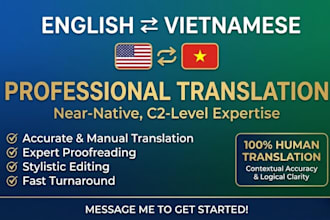 translate english to vietnamese and vietnamese to english