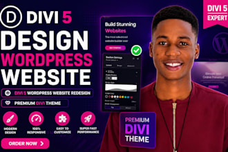 design wordpress website, divi 5 wordpress website redesign, premium divi theme