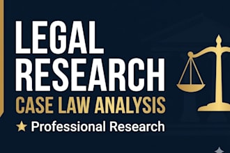 do legal research and case law analysis