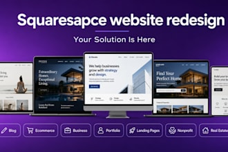 redesign squarespace website, squarespace redesign, squarespace website redesign