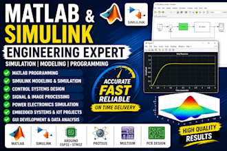 do matlab, simulink, control system and gui project