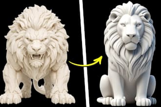 model and fix stl file 3d mesh stl repair modify 3d printable file scan cleanup