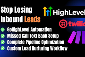 gohighlevel automation expert ghl setup lead nurturing fix broken CRM triggers