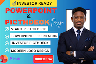 design and redesign, pitch deck, presentation and graphic design