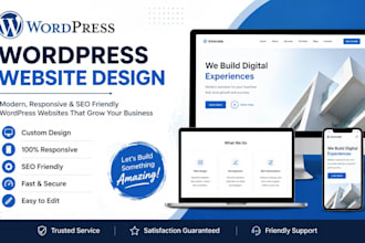design a wordpress website