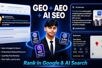 do GEO aeo local and ai SEO to rank you on google and ai search