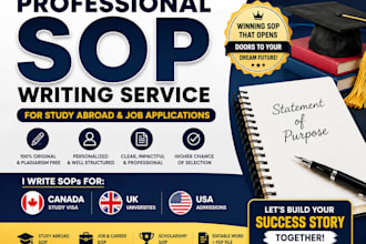 craft winning statement of purpose for abroad universities