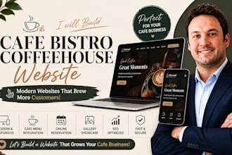 build cafe bistro coffeehouse website