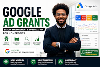 set up and manage google ad grants for your non profit