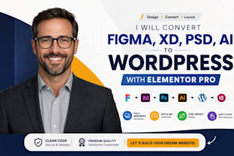 convert your figma to editable shopify theme or PSD to wordpress, webflow, wix