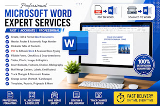 create, format, ms word documents