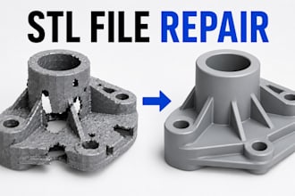 repair stl file mesh make watertight printable for 3d printing
