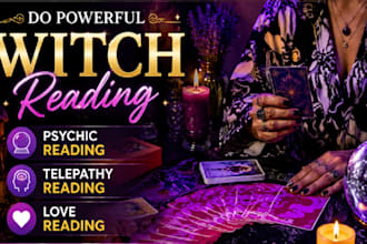 do powerful witch reading, psychic reading, telepathy reading, love reading